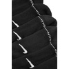 Nike Unisex Adult Everyday Elevated No-Show Socks (6-Pack) | Mens and Womens(Black/White)