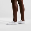 Nike Unisex Adult Everyday Elevated No-Show Socks (6-Pack) | Mens and Womens(White/Black)