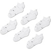 Nike Unisex Adult Everyday Elevated No-Show Socks (6-Pack) | Mens and Womens(White/Black)