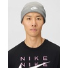 Nike Unisex Adult Peak Futura Beanie | Mens and Womens(Dark Grey Heather/White)