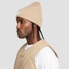 Nike Unisex Adult Peak Futura Beanie | Mens and Womens(Khaki/White)