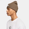 Nike Unisex Adult Peak Futura Beanie | Mens and Womens(Mosswood Brown/White)