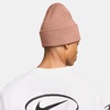 Nike Unisex Adult Peak Futura Beanie | Mens and Womens(Rose Gold/White)