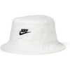 Nike Unisex Adult Apex Futura Washed Bucket Hat | Mens and Womens(White/Black)