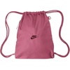 Nike Unisex Adult Classics Heritage 2.0 Drawstring Bag Backpack (12L) | Mens and Womens(Pink Smoke/Pink Smoke/Mystic Dates)