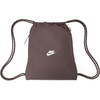 Nike Unisex Adult Classics Heritage 2.0 Drawstring Bag Backpack (12L) | Mens and Womens(Tattoo/Tattoo/White)