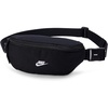 Nike Unisex Adult Heritage 2.0 Small Waistpack Bag (1L) | Mens and Womens(Black/Black/White)