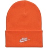 Nike Unisex Adult Peak Futura Beanie | Mens and Womens(Total Orange/White)