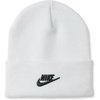 Nike Unisex Adult Peak Futura Beanie | Mens and Womens(White/Black)