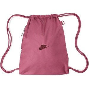 Nike Unisex Adult Classics Heritage 2.0 Drawstring Bag Backpack (12L) | Mens and Womens(Pink Smoke/Pink Smoke/Mystic Dates)