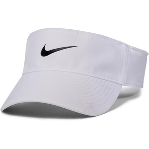 Nike Unisex Adult Dri-FIT Ace Visor Hat | Mens and Womens(White/Anthracite/Black)