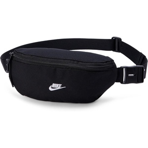 Nike Unisex Adult Heritage 2.0 Small Waistpack Bag (1L) | Mens and Womens(Black/Black/White)