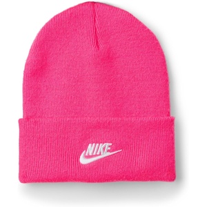Nike Unisex Adult Peak Futura Beanie | Mens and Womens(Hyper Pink/White)