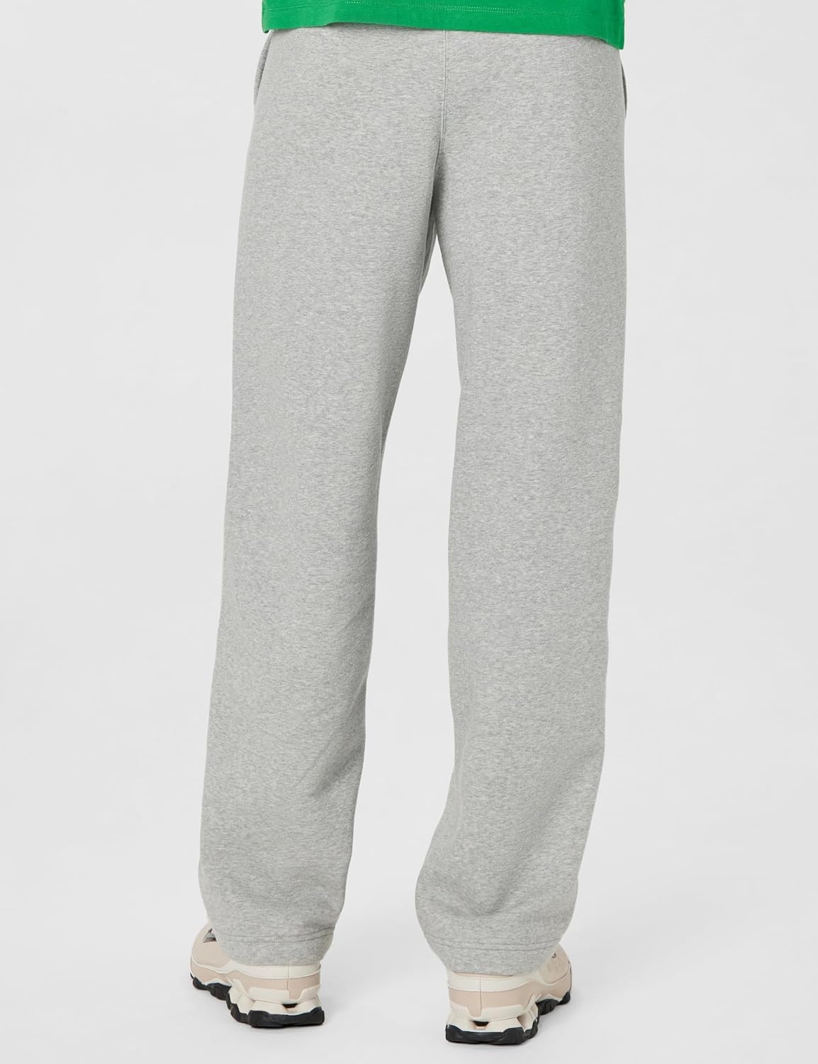 image:imageNike Mens Sportswear Club OpenHem Fleece PantsDark Grey HeatherLight Smoke GreySanddrift