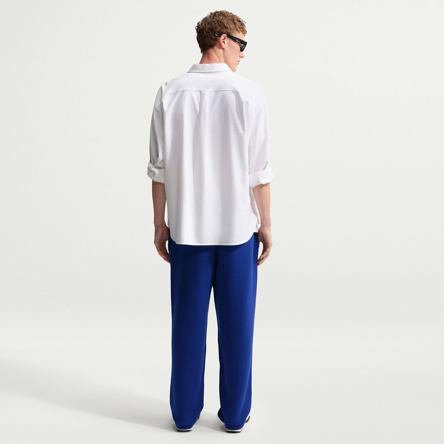 image:imageNike Mens Sportswear Club OpenHem Fleece PantsDeep Royal BlueSanddrift