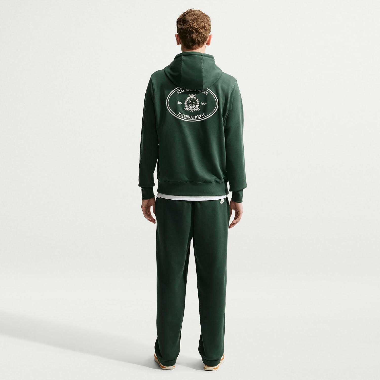 image:imageNike Mens Sportswear Club OpenHem Fleece PantsFirFirSanddrift