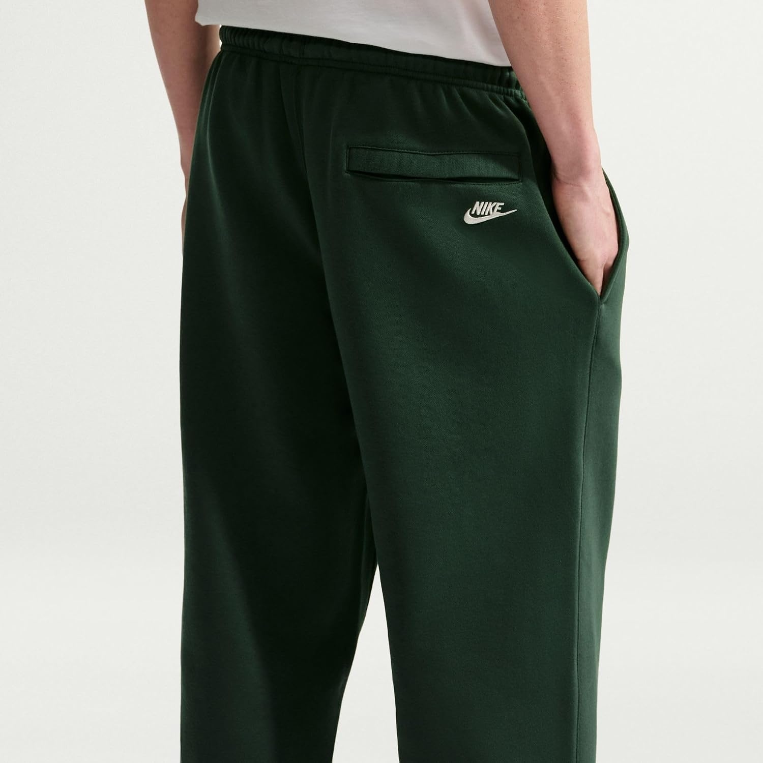 image:imageNike Mens Sportswear Club OpenHem Fleece PantsFirFirSanddrift