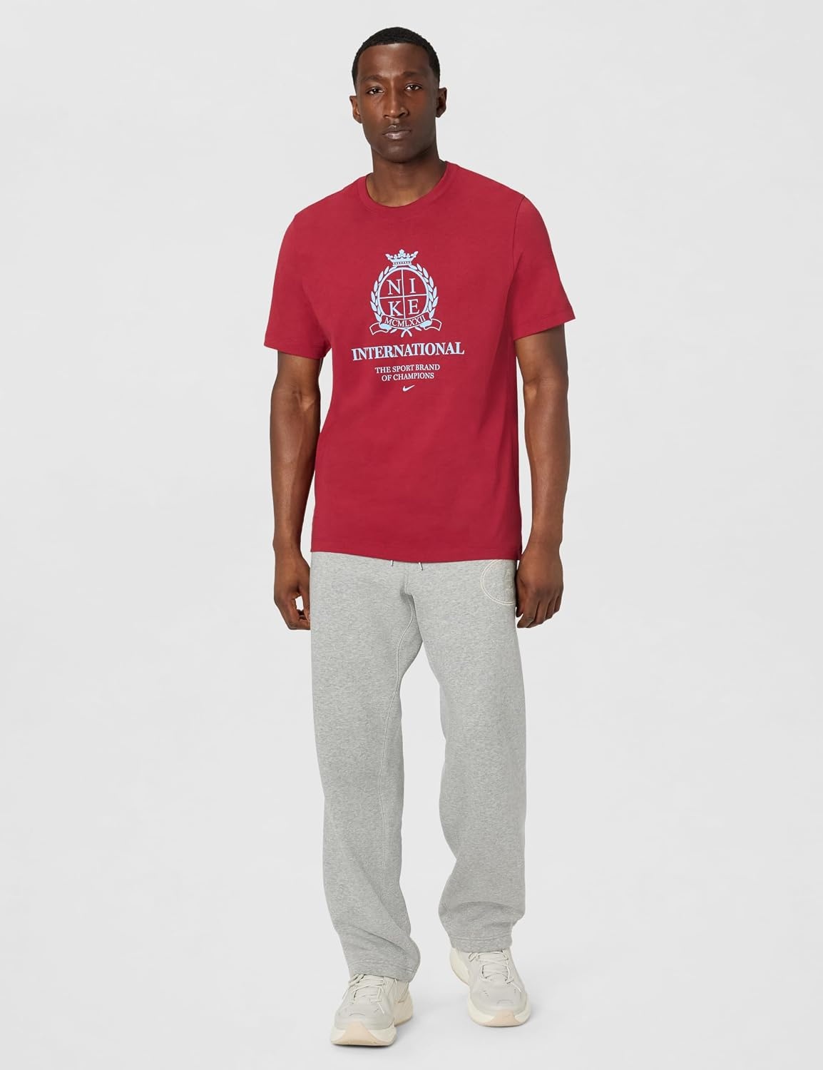image:imageNike Mens Sportswear TShirt Graphic Tee ShirtTough Red