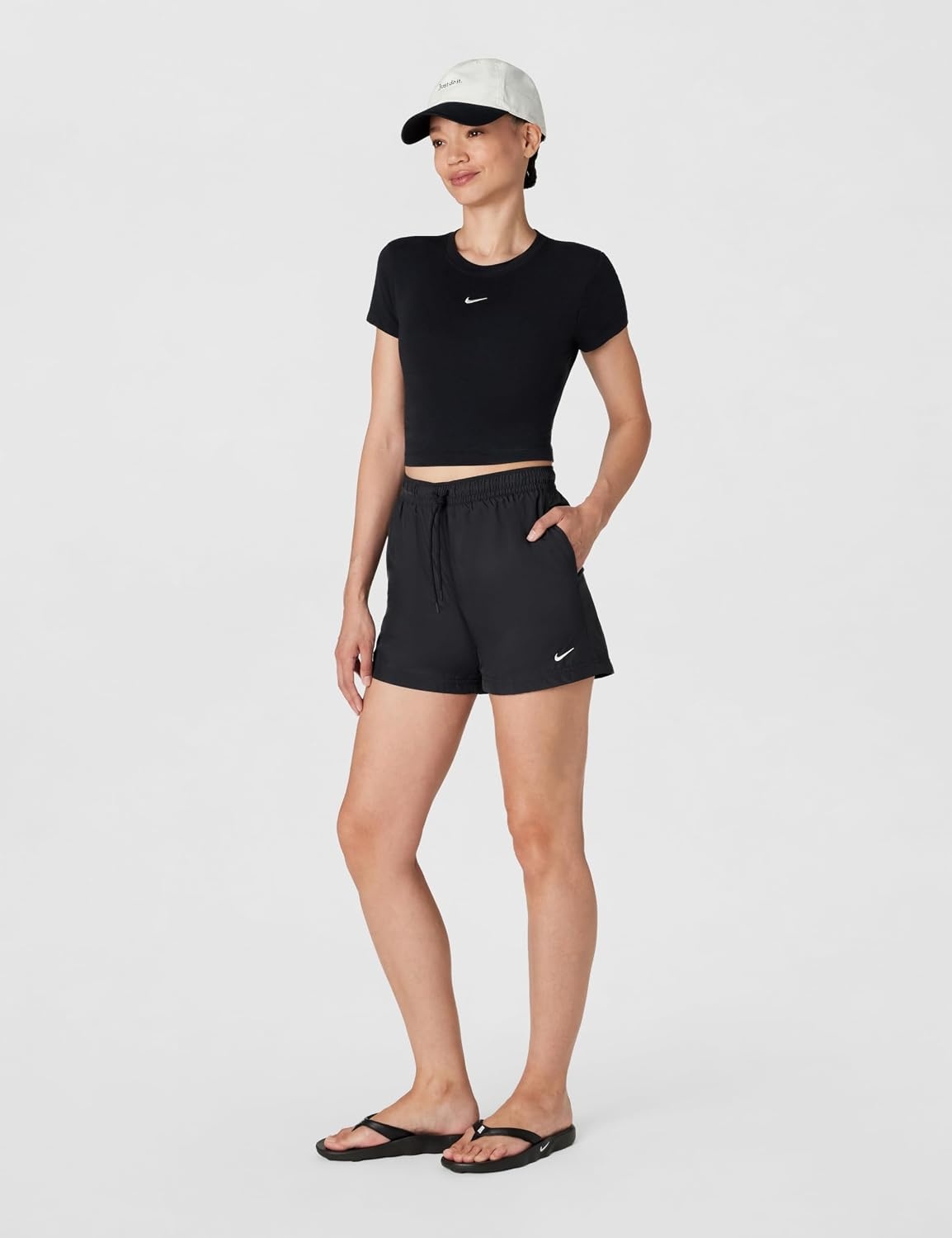 image:imageNike Womens Marina SandalWhiteBlack