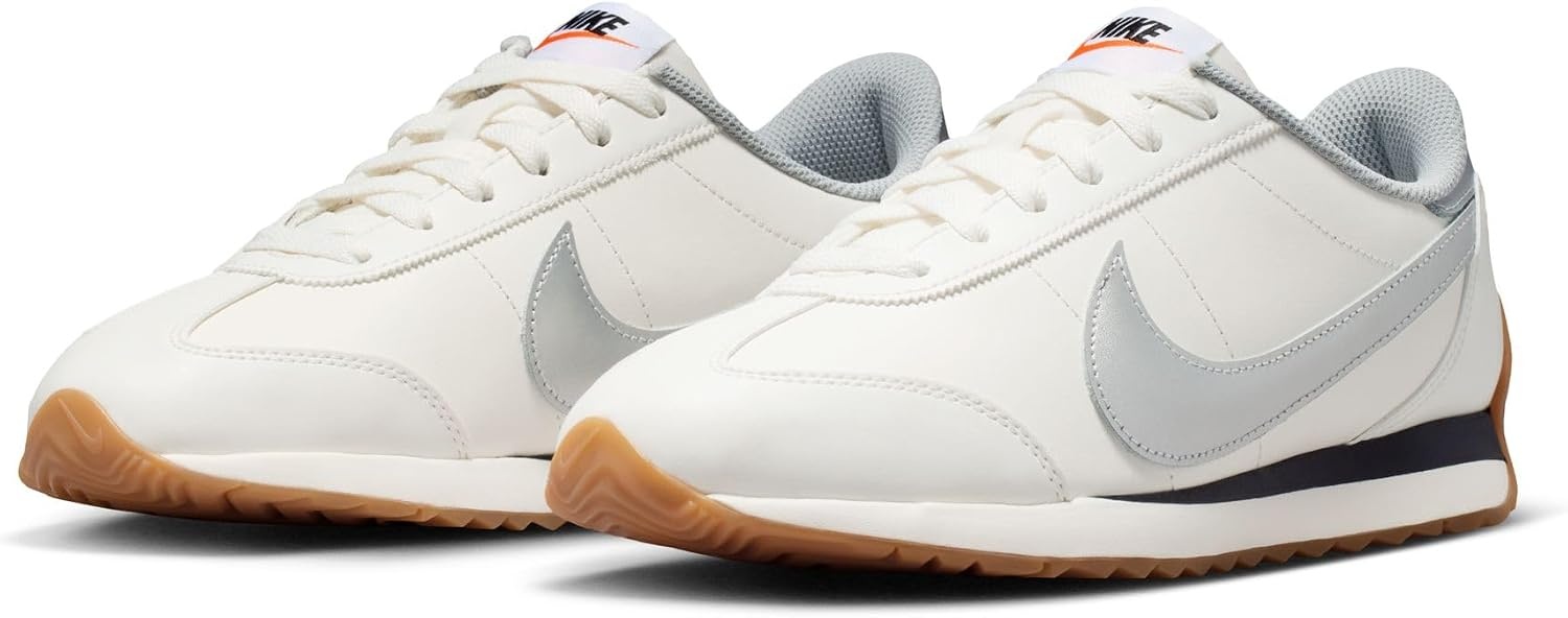 image:imageNike Womens Pacific ShoesSailMetallic Silvergridiron Leather