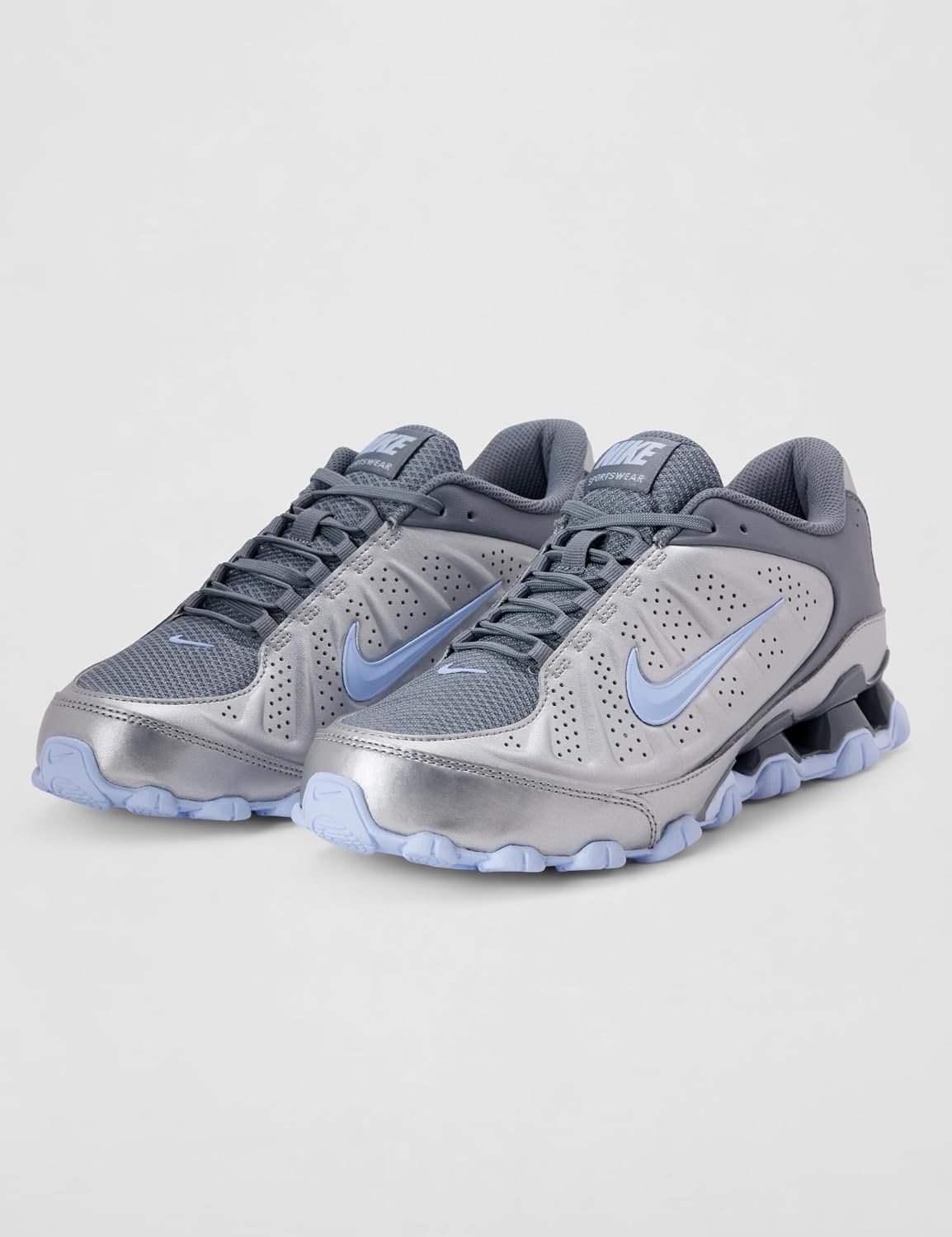 image:imageNike Womens Reax 8 NSW ShoesMetallic SilverHydrogen Bluecool Grey
