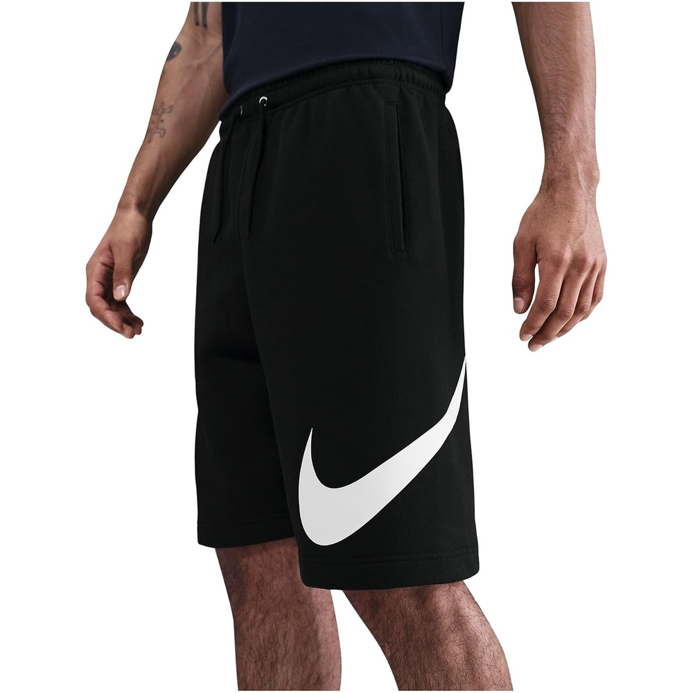 image:imageNike Mens Club Fleece ShortsBlackBlackWhite