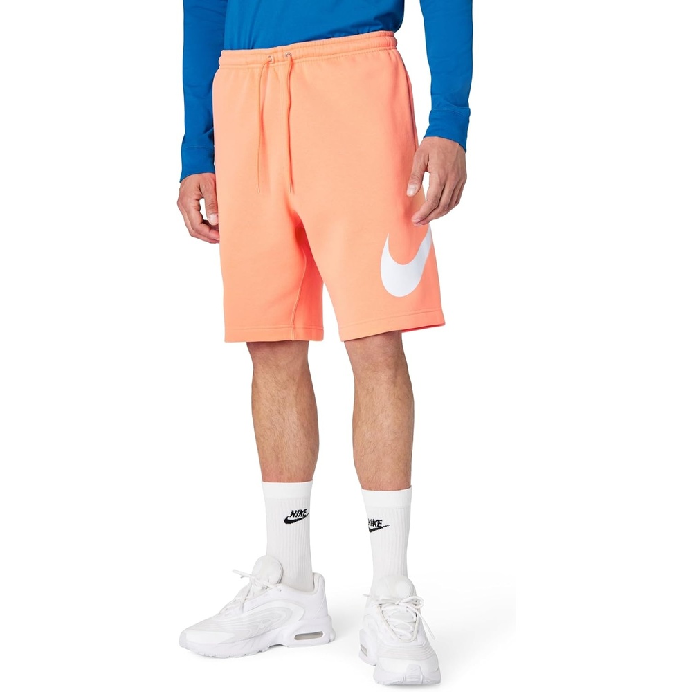 image:imageNike Mens Club Fleece ShortsOrange FrostOrange FrostWhite