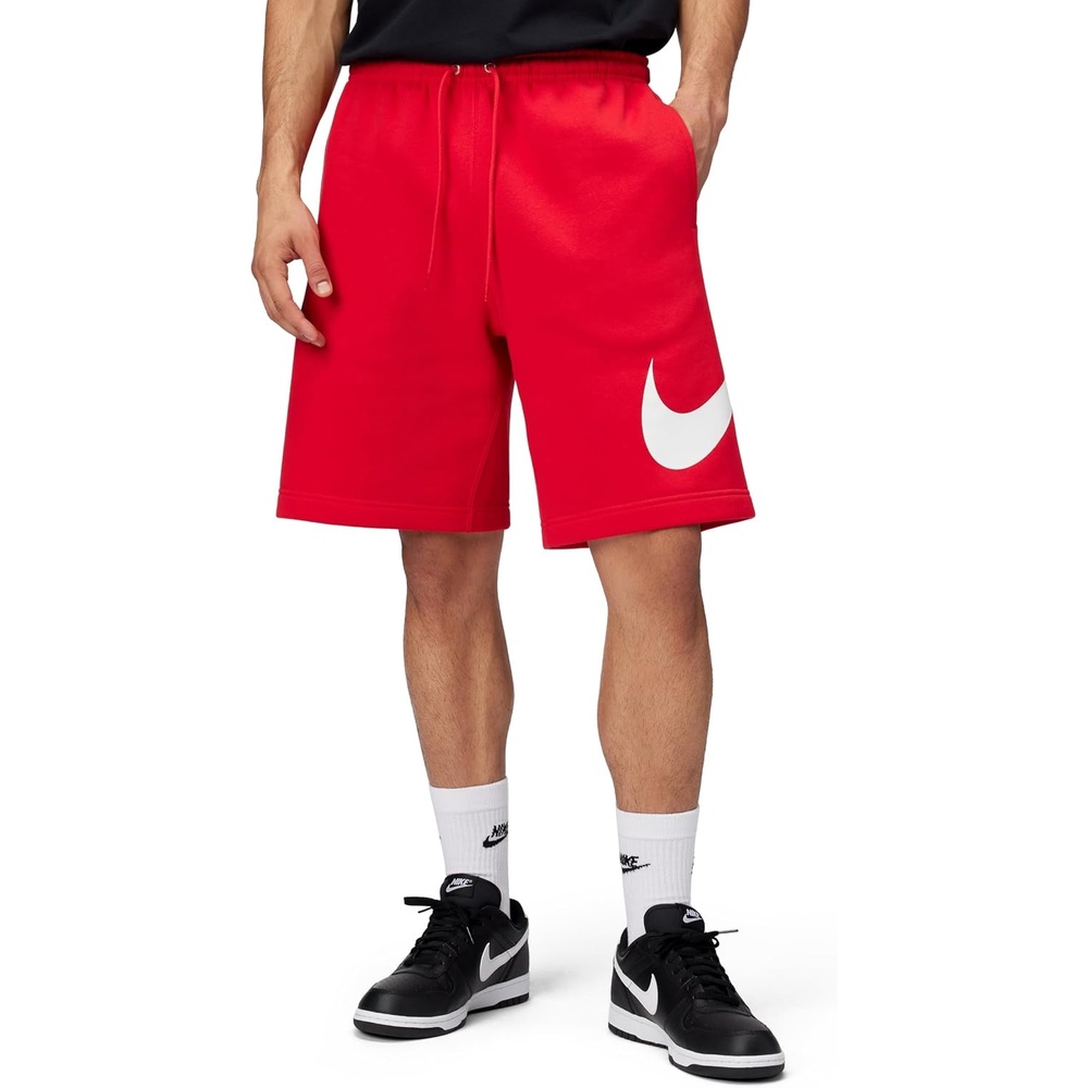 image:imageNike Mens Club Fleece ShortsUniversity RedUniversity RedWhite