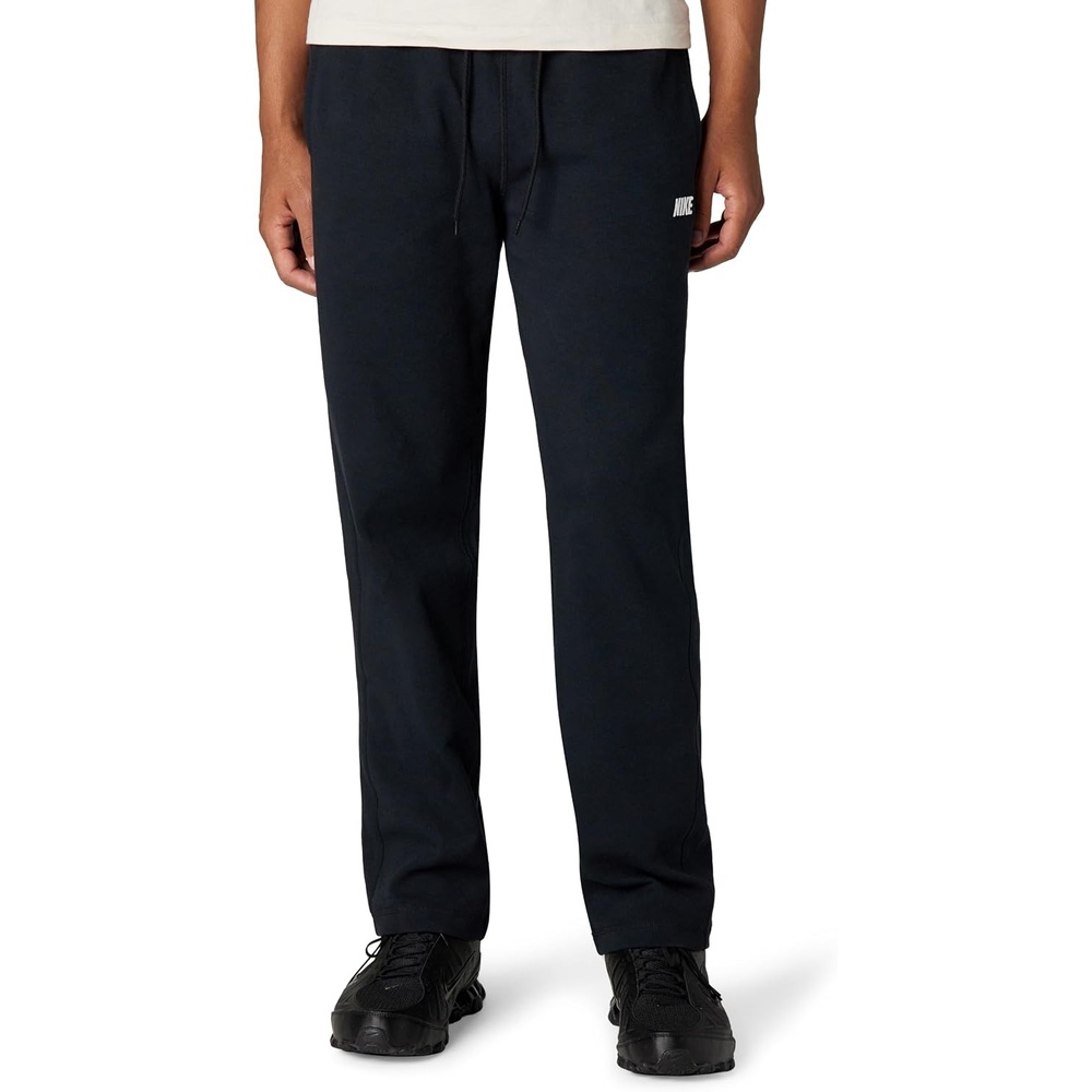 image:imageNike Mens Club Varsity Open Hem PantBlackBlackWhite