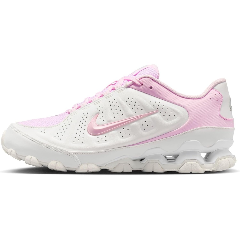 image:imageNike Womens Reax 8 NSW ShoesSummit WhitePink Foammetallic Silver