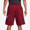 Nike Men’s Club Fleece Shorts(Tough Red/Tough Red/White)
