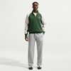 Nike Men’s Sportswear Club Open-Hem Fleece Pants(Dark Grey Heather/Light Smoke Grey/Sanddrift)
