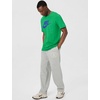 Nike Men’s Sportswear Club Open-Hem Fleece Pants(Dark Grey Heather/Light Smoke Grey/Sanddrift)