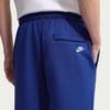 Nike Men’s Sportswear Club Open-Hem Fleece Pants(Deep Royal Blue/Sanddrift)