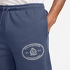 Nike Men’s Sportswear Club Open-Hem Fleece Pants(Diffused Blue/Diffused Blue/Phantom)