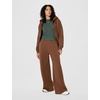 Nike Women’s Studio Fleece Standard Wide Leg Pant(Cacao Wow/Sail)