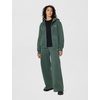 Nike Women’s Studio Fleece Standard Wide Leg Pant(Camo Green/Sail)