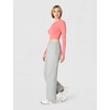 Nike Women’s Studio Fleece Standard Wide Leg Pant(Dark Grey Heather/Sail)