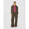 Nike Women’s Studio Fleece Standard Wide Leg Pant(Dark Hazel/Sail)