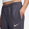 Nike Women’s Studio Fleece Standard Wide Leg Pant(Gridiron/Sail)