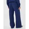 Nike Women’s Studio Fleece Standard Wide Leg Pant(Midnight Navy/Sail)