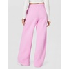 Nike Women’s Studio Fleece Standard Wide Leg Pant(Pink Rise/Sail)