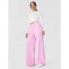 Nike Women’s Studio Fleece Standard Wide Leg Pant(Pink Rise/Sail)