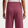 Nike Women’s Studio Fleece Standard Wide Leg Pant(Pink Smoke/Sail)