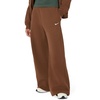 Nike Women’s Studio Fleece Standard Wide Leg Pant(Cacao Wow/Sail)