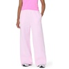 Nike Women’s Studio Fleece Standard Wide Leg Pant(Pink Foam/Sail)