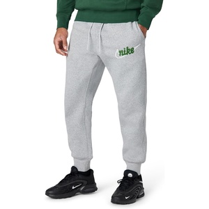 Nike Men’s Club Fleece Joggers(Dark Grey Heather/Light Smoke Grey/Fir/White)