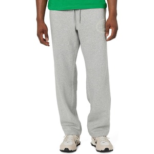 Nike Men’s Sportswear Club Open-Hem Fleece Pants(Dark Grey Heather/Light Smoke Grey/Sanddrift)