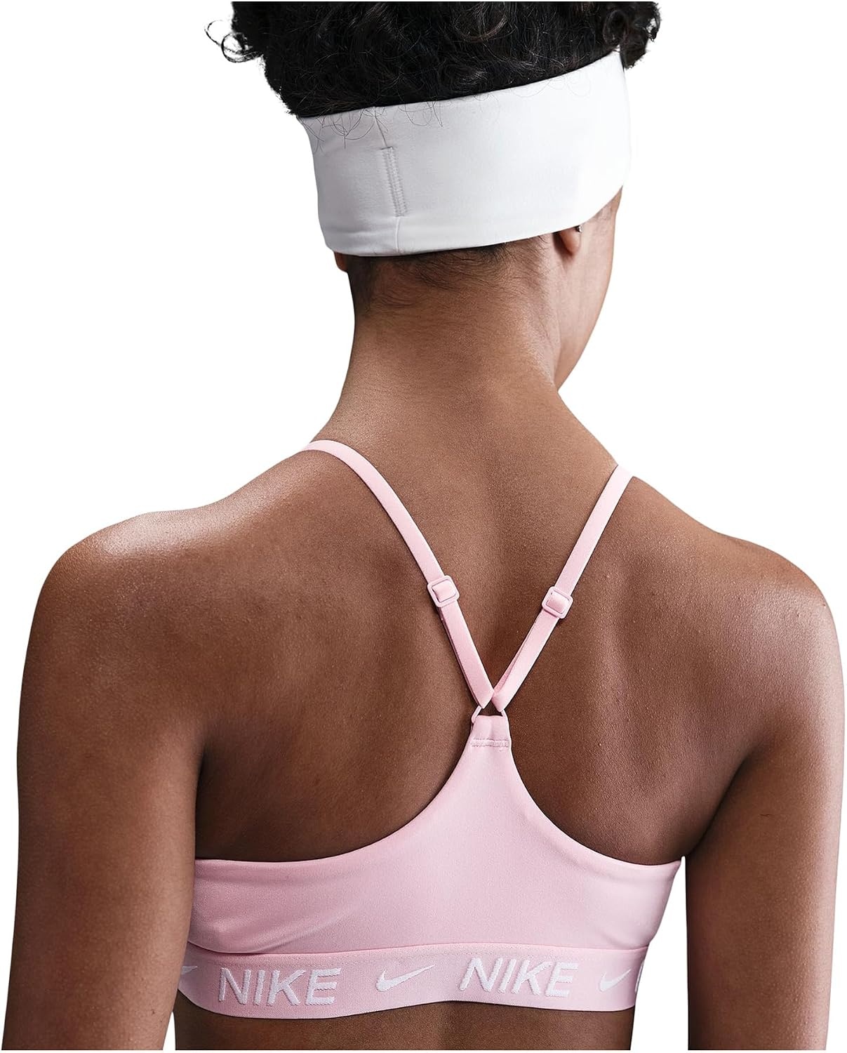 image:imageNike Girls Indy Sports BraMedium Soft PinkWhite