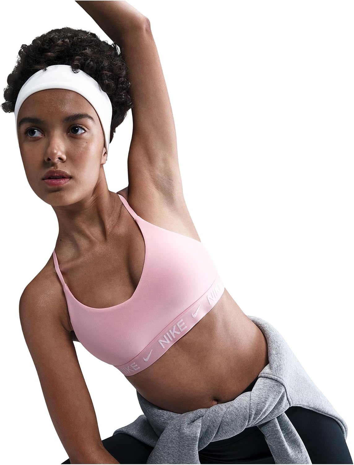 image:imageNike Girls Indy Sports BraMedium Soft PinkWhite